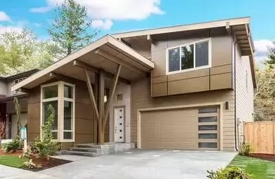 Contemporary House Plan with Vaulted Den