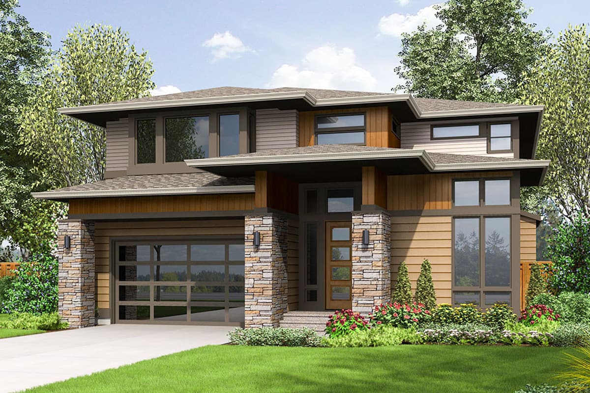 Plan 23607JD: Big and Bright Prairie Style House Plan - Image #12 - Northwest, Prairie