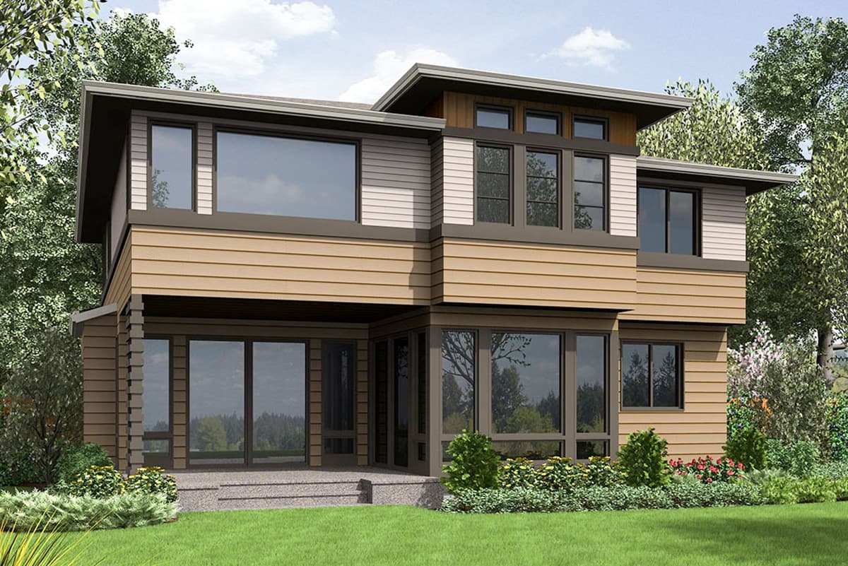 Plan 23607JD: Big and Bright Prairie Style House Plan - Image #13 - Northwest, Prairie