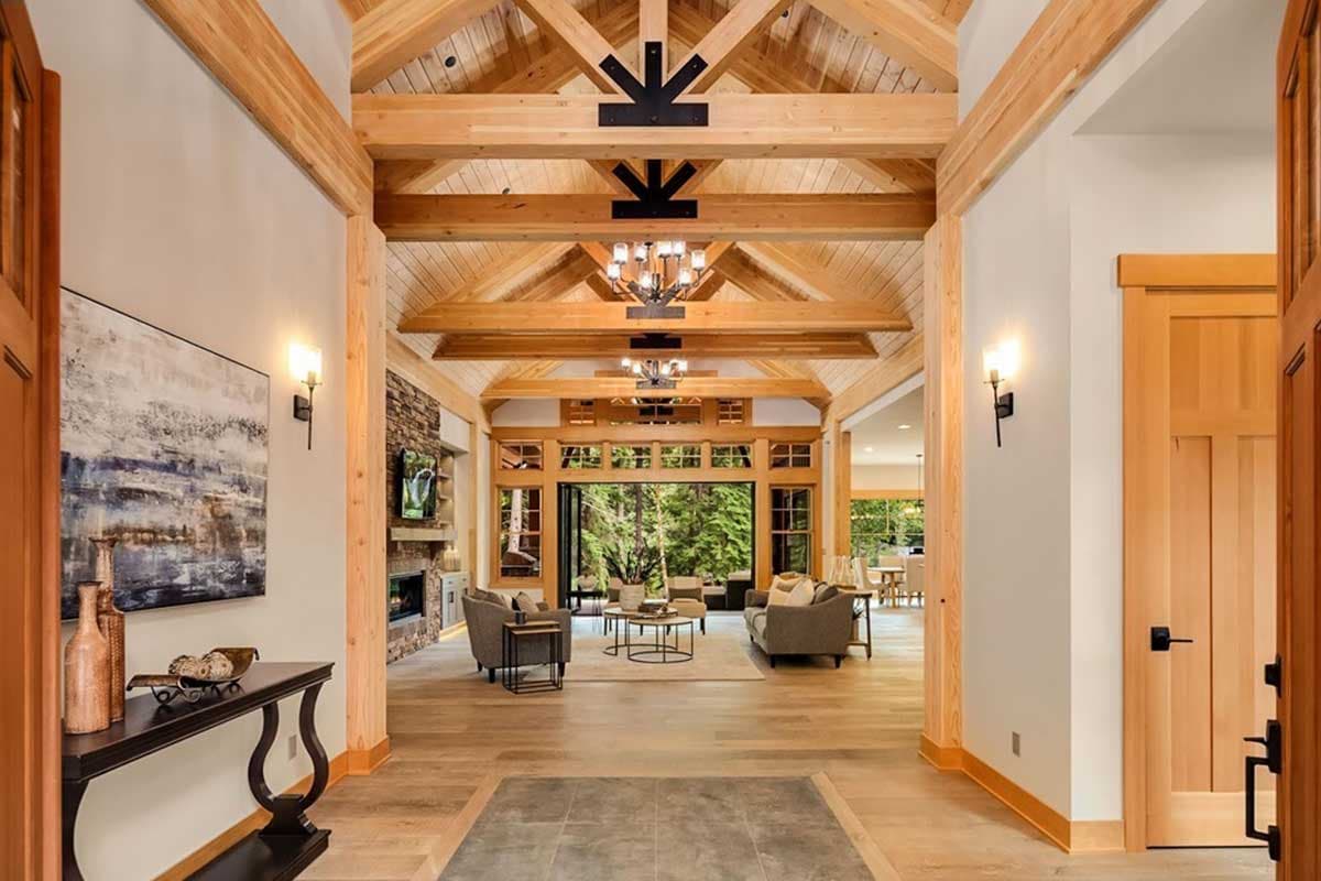 Plan 23610JD: High End Mountain House Plan with Bunkroom - 4620 Sq Ft - Image #6 - Country, Craftsman, Mountain, Northwest, Rustic