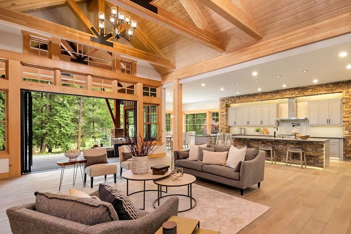 Plan 23610JD: High End Mountain House Plan with Bunkroom - 4620 Sq Ft - Image #9 - Country, Craftsman, Mountain, Northwest, Rustic