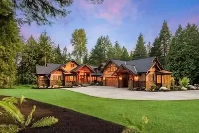 High End Mountain House Plan with Bunkroom - 4620 Sq Ft