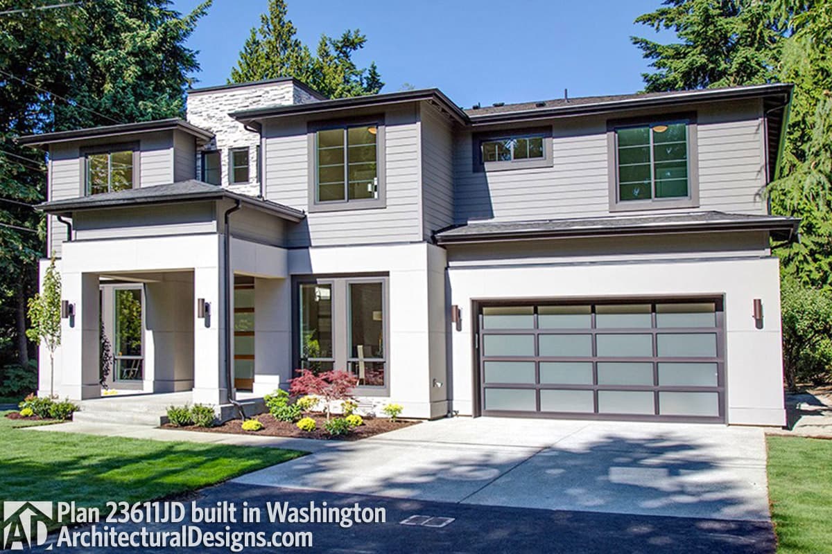 build gallery item - House Plan 23611JD comes to life in Washington