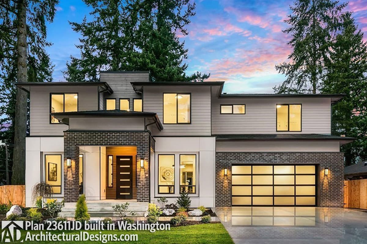 build gallery item - House Plan 23611JD comes to life in Washington