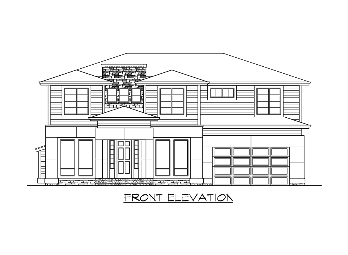 Plan 23611JD: Modern Dream Home with Giant Master Suite - 3430 Sq Ft - Image #4 - Mid Century Modern, Modern, Northwest