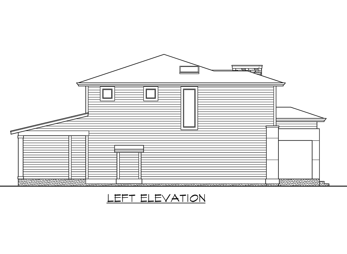 Plan 23611JD: Modern Dream Home with Giant Master Suite - 3430 Sq Ft - Image #5 - Mid Century Modern, Modern, Northwest