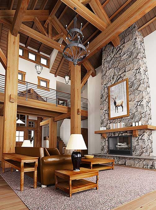 Plan 23612JD: Six Bedroom Mountain Retreat - Image #64 - Craftsman, Mountain, Northwest, Rustic