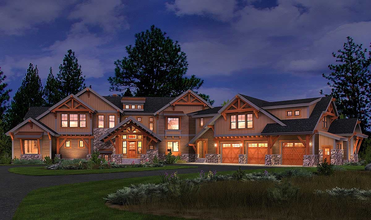 Plan 23612JD: Six Bedroom Mountain Retreat - Image #59 - Craftsman, Mountain, Northwest, Rustic