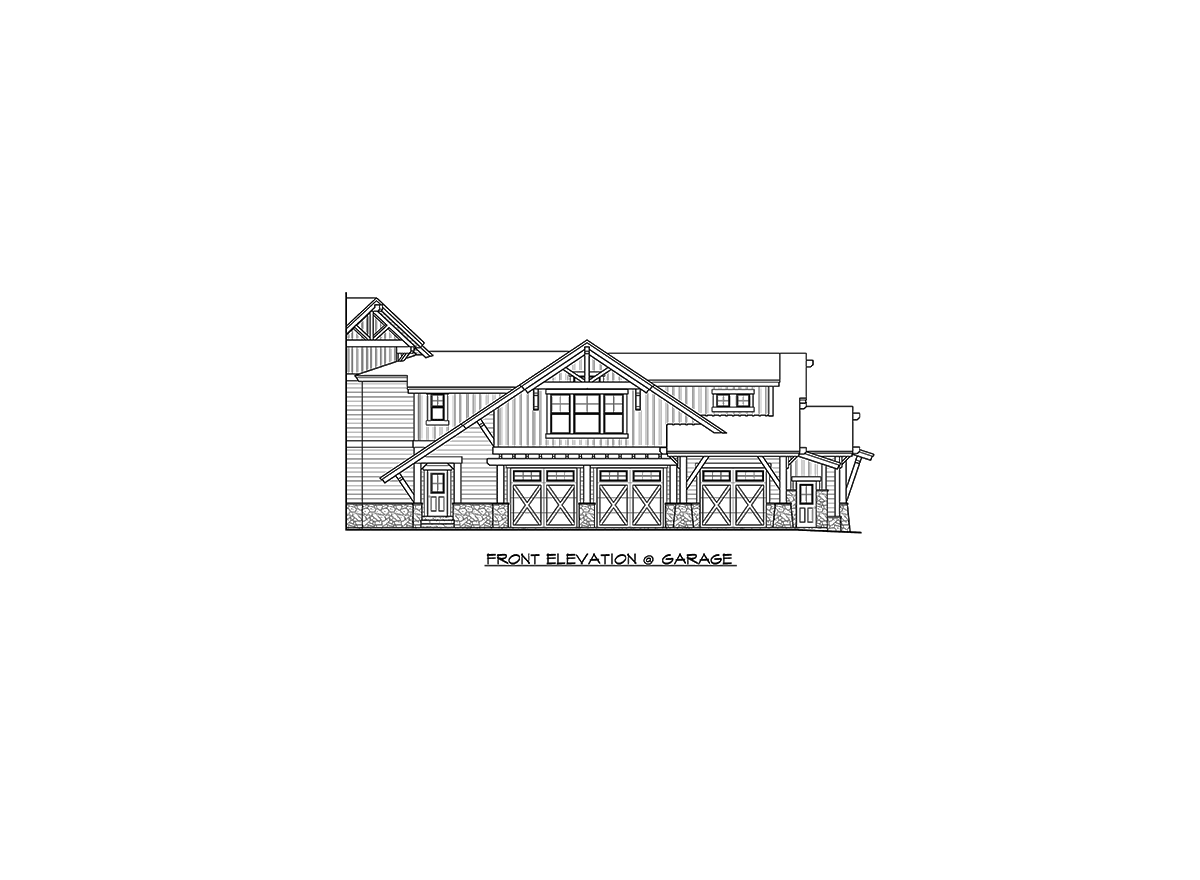 Plan 23612JD: Six Bedroom Mountain Retreat - Image #69 - Craftsman, Mountain, Northwest, Rustic