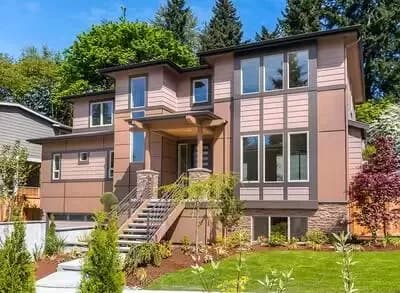 4-Bed Modern House Plan with Drive Under Garage