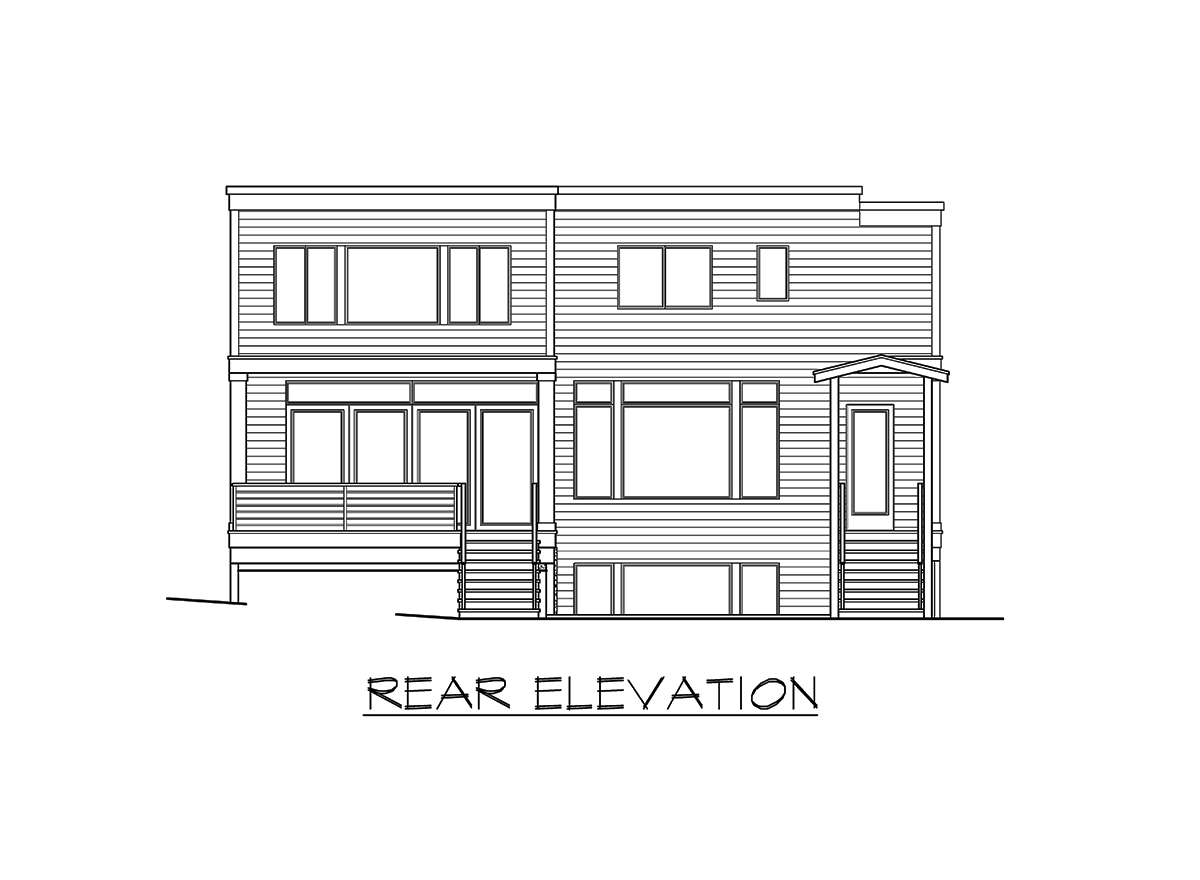Plan 23616JD: Modern House Plan with Expansion Possibilities - Image #4 - Contemporary, Modern, Northwest