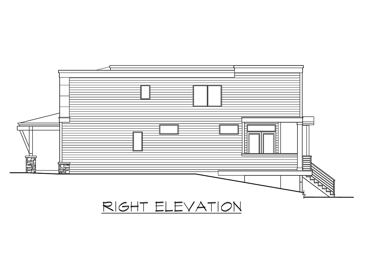 Plan 23616JD: Modern House Plan with Expansion Possibilities - Image #5 - Contemporary, Modern, Northwest