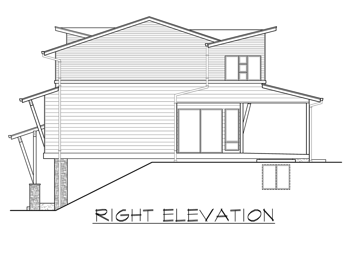 Plan 23618JD: Eye-Catching Northwest House Plan - Image #6 - Modern, Northwest