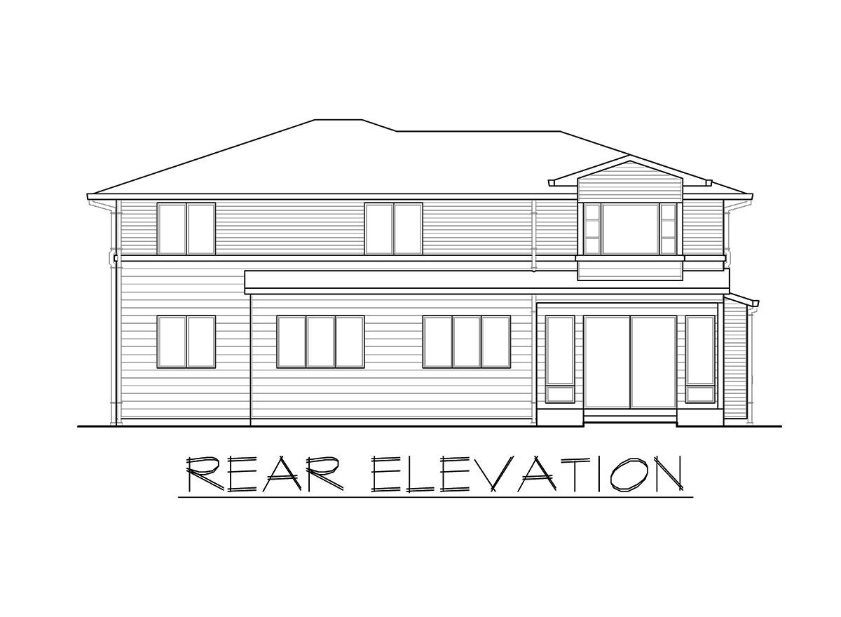 Plan 23619JD: 4 Bed Contemporary with 5 Bed Flexibility - Image #32 - Contemporary, Northwest