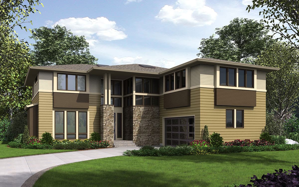 Plan 23619JD: 4 Bed Contemporary with 5 Bed Flexibility - Image #28 - Contemporary, Northwest
