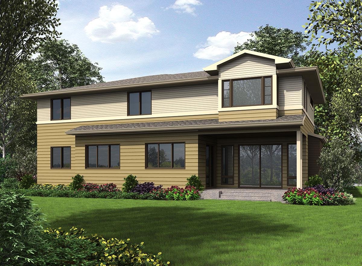 Plan 23619JD: 4 Bed Contemporary with 5 Bed Flexibility - Image #29 - Contemporary, Northwest