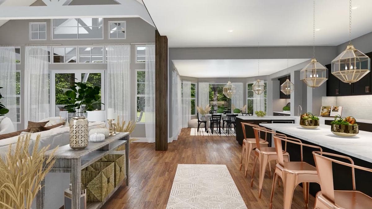 Plan 23623JD: 4 Bed Mountain Home Plan with Bonus Bunk Room - 4530 Sq Ft - Image #16 - Craftsman, Mountain, Northwest, Ranch, Rustic