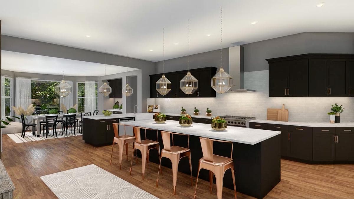 Plan 23623JD: 4 Bed Mountain Home Plan with Bonus Bunk Room - 4530 Sq Ft - Image #17 - Craftsman, Mountain, Northwest, Ranch, Rustic