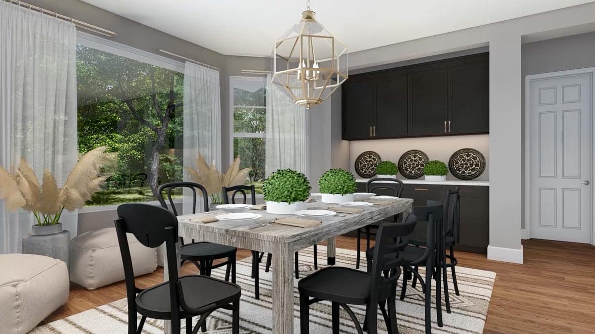 Plan 23623JD: 4 Bed Mountain Home Plan with Bonus Bunk Room - 4530 Sq Ft - Image #20 - Craftsman, Mountain, Northwest, Ranch, Rustic