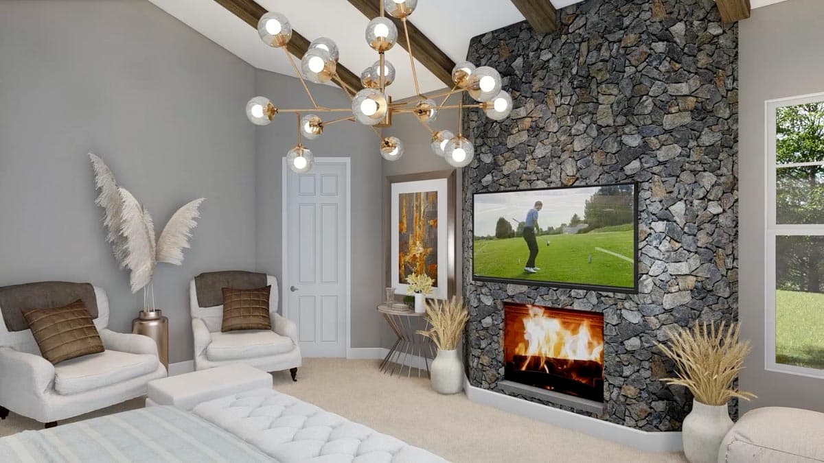 Plan 23623JD: 4 Bed Mountain Home Plan with Bonus Bunk Room - 4530 Sq Ft - Image #23 - Craftsman, Mountain, Northwest, Ranch, Rustic