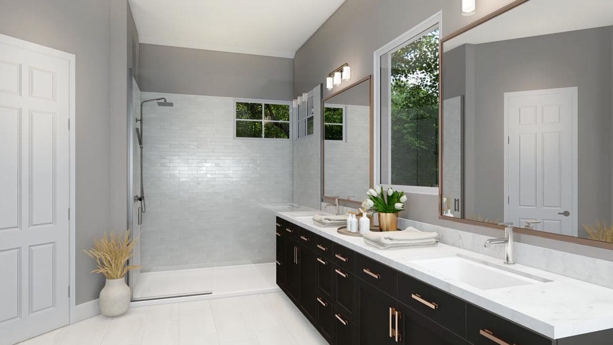 Plan 23623JD: 4 Bed Mountain Home Plan with Bonus Bunk Room - 4530 Sq Ft - Image #24 - Craftsman, Mountain, Northwest, Ranch, Rustic