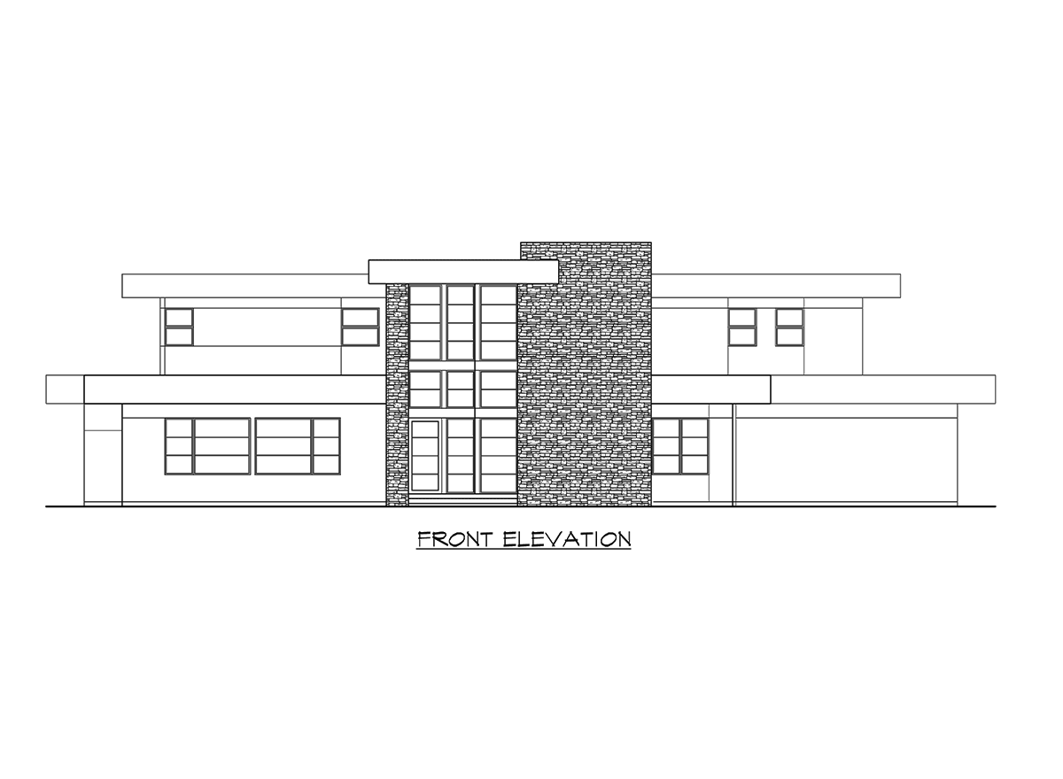 Plan 23624JD: Luxurious Contemporary House Plan - Image #25 - Modern, Northwest