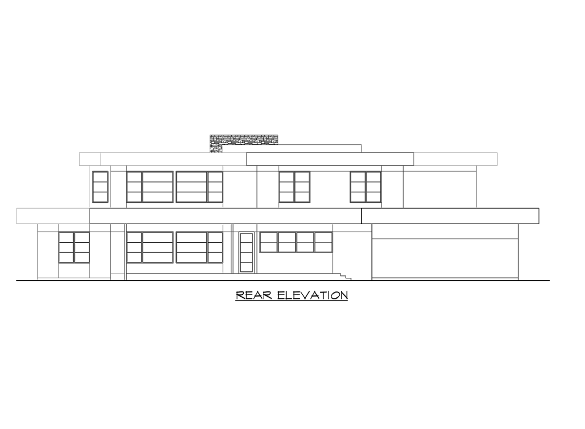 Plan 23624JD: Luxurious Contemporary House Plan - Image #27 - Modern, Northwest