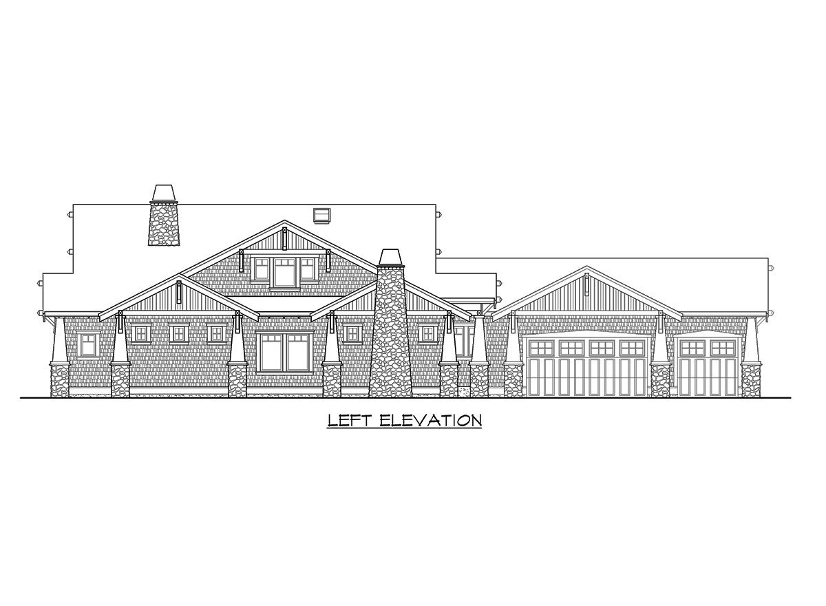 Plan 2374JD: 4 Bed Rambler with Vaulted Great Room - Image #31 - Craftsman, Northwest, Shingle