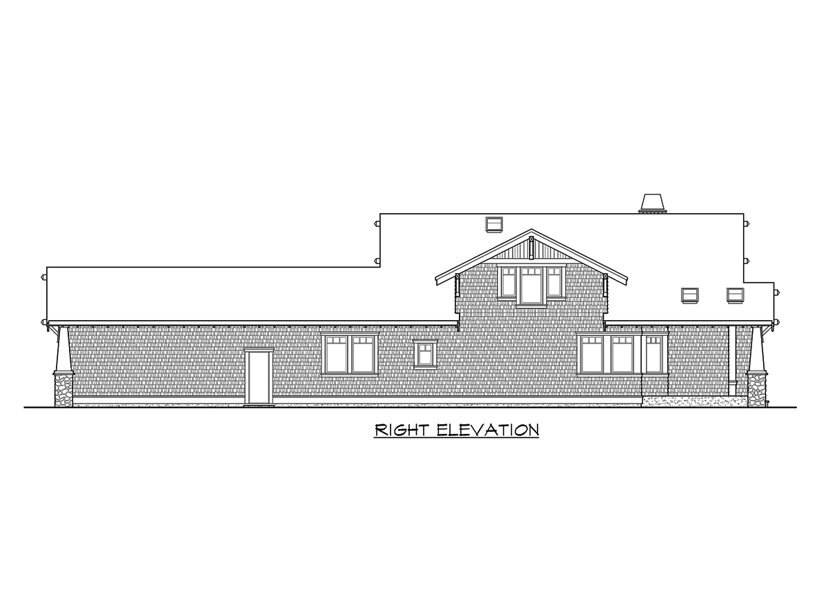 Plan 2374JD: 4 Bed Rambler with Vaulted Great Room - Image #33 - Craftsman, Northwest, Shingle