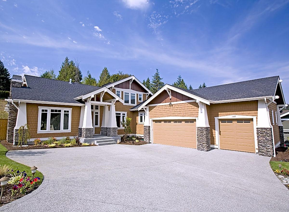 Plan 2374JD: 4 Bed Rambler with Vaulted Great Room - Image #25 - Craftsman, Northwest, Shingle