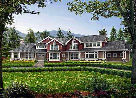 Plan 2378JD: Secluded Master Suite with Fireplace - Image #13 - Craftsman, Northwest, Shingle