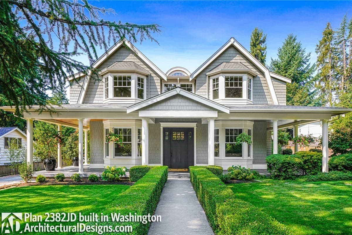 build gallery item - House Plan 2382JD Comes to Life in Washington!