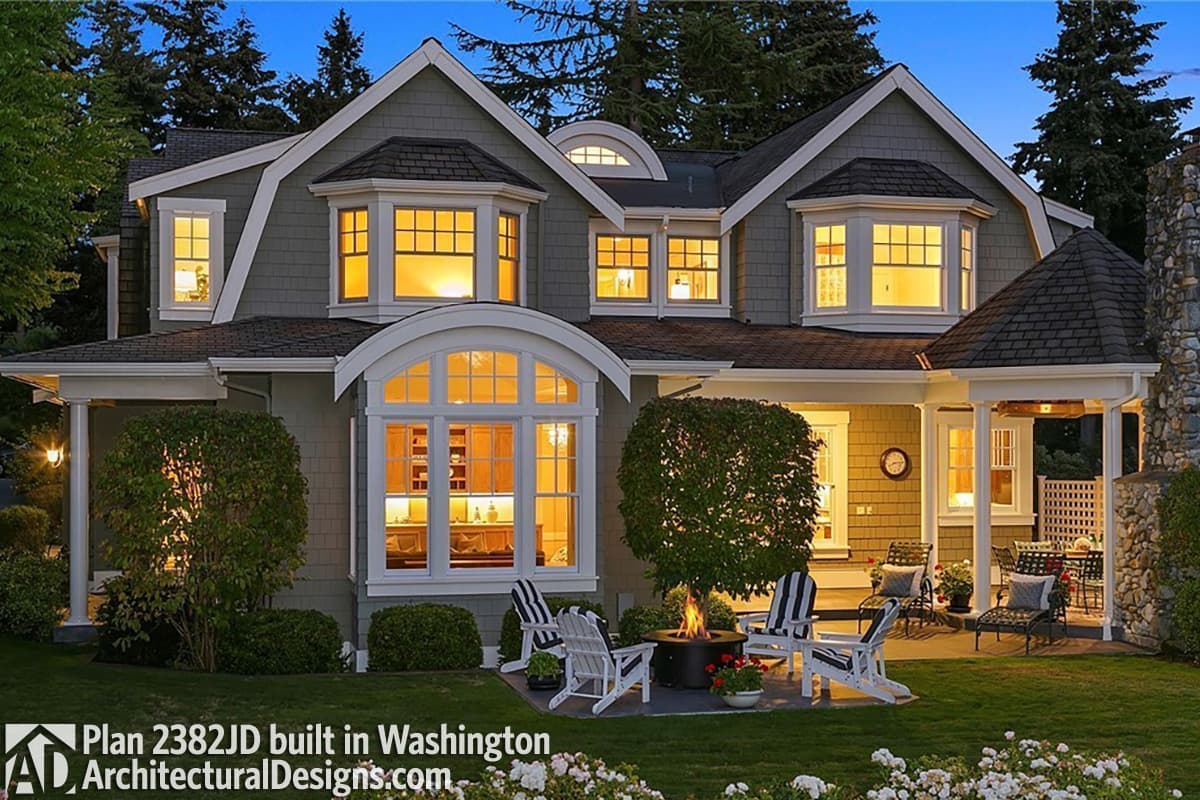 Plan 2382JD: Oversized Master Suite with Spa-like Bath - Image #4 - Country, Northwest, Shingle