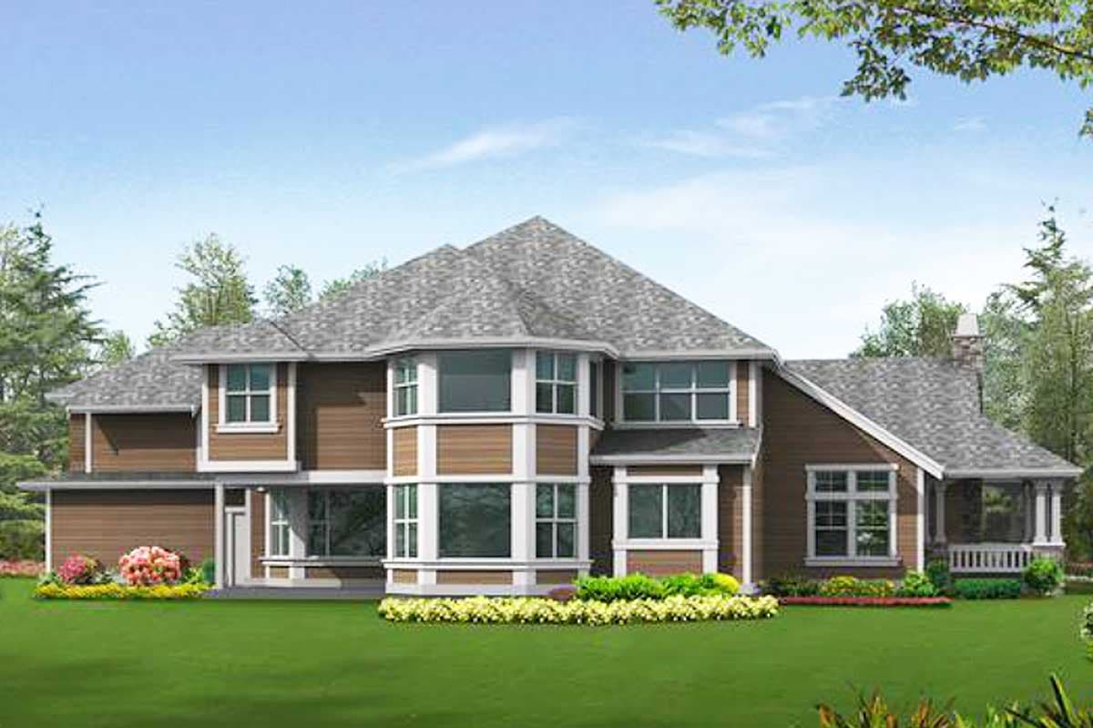 Plan 2387JD: Luxury Master Suite with Sitting Room & Fireplace - Image #16 - Craftsman, Northwest, Shingle