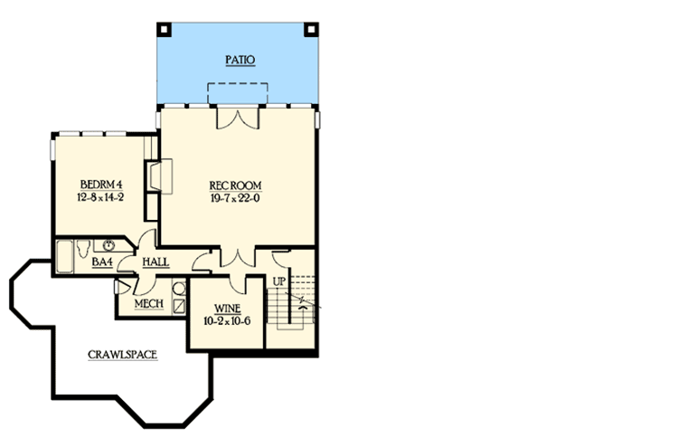 Plan 2391JD: Stunning Craftsman Home Plan with Two Master Suites on a Walkout Basement - Floor Plan - Lower Level - Country, Craftsman, Northwest, Shingle