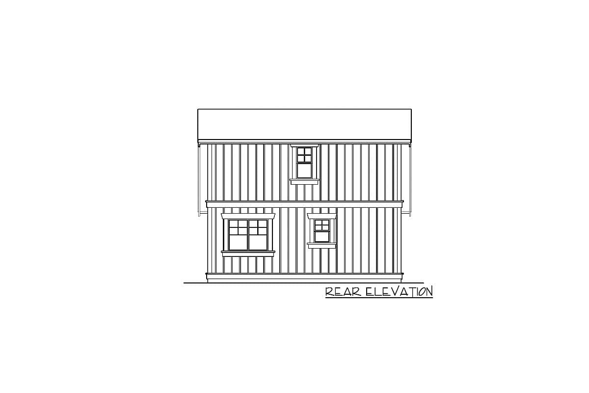 Plan 2395JD: Small House Plan with Two Exterior Choices - Image #7 - Bungalow, Cottage, Northwest