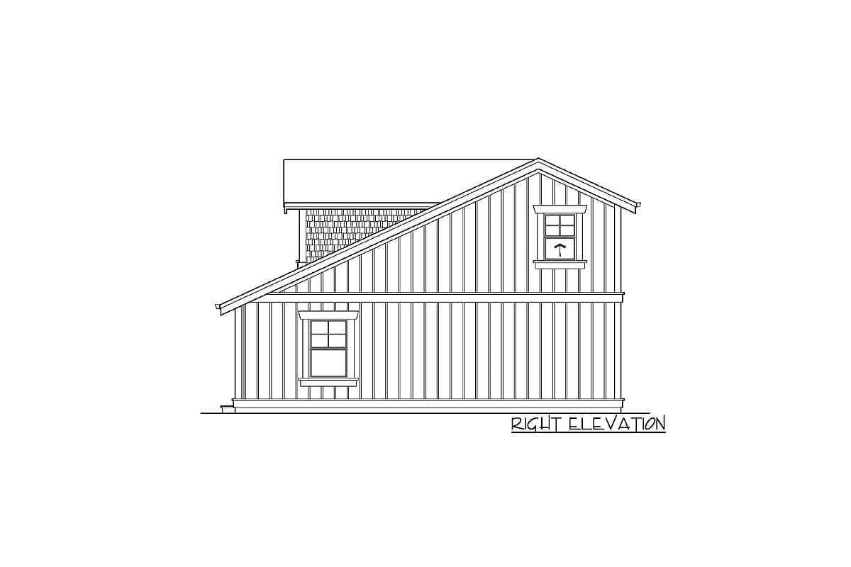 Plan 2395JD: Small House Plan with Two Exterior Choices - Image #8 - Bungalow, Cottage, Northwest