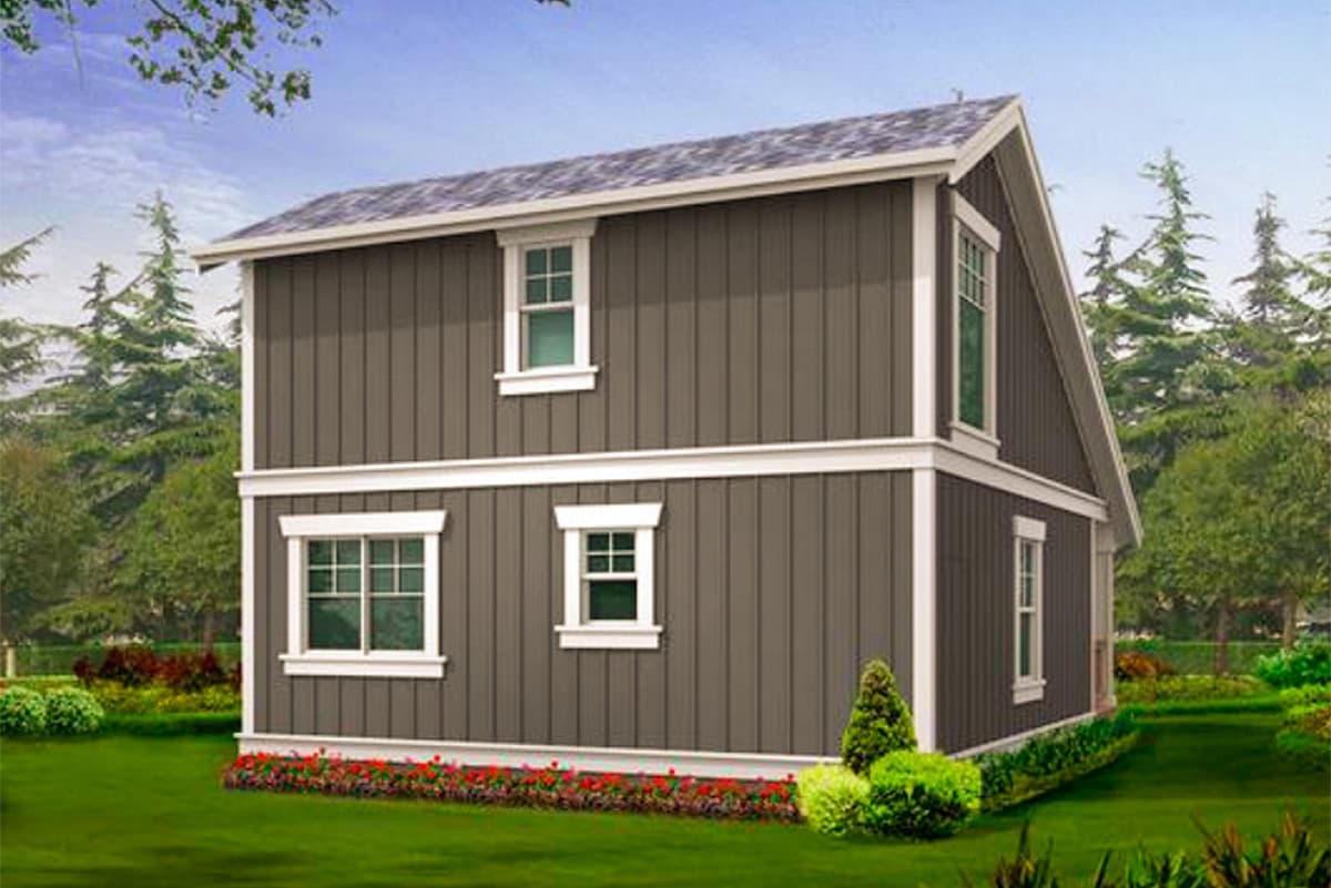 Plan 2395JD: Small House Plan with Two Exterior Choices - Image #5 - Bungalow, Cottage, Northwest