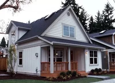 Small Home Plan with Two Exterior Choices