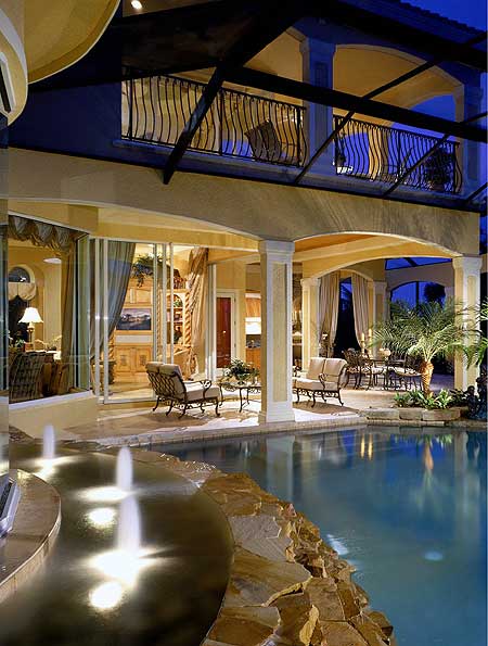 Plan 24009BG: Grand Florida Manor - Image #10 - Florida-Style, Mediterranean