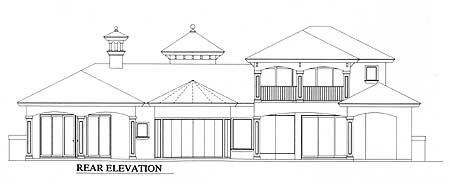 Plan 24009BG: Grand Florida Manor - Image #11 - Florida-Style, Mediterranean