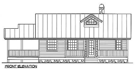 Plan 24090BG: Log Siding Lends Rustic Look - Image #14 - Craftsman, Mountain, Rustic, Vacation
