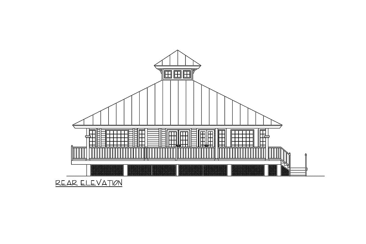 Plan 24096BG: Florida Cracker House Plan - 1789 Sq Ft - Image #4 - Coastal, Florida-Style, Southern