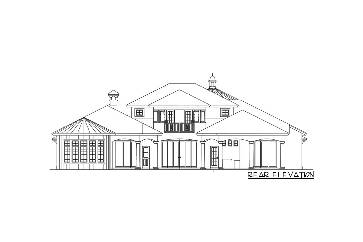Plan 24103BG: Luxury in Symmetry - Image #4 - European, Florida-Style, Mediterranean