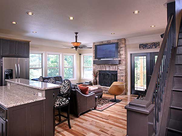 Plan 24114BG: Vacation Cottage with Drive Under Garage - Image #7 - Cottage, Mountain, Vacation