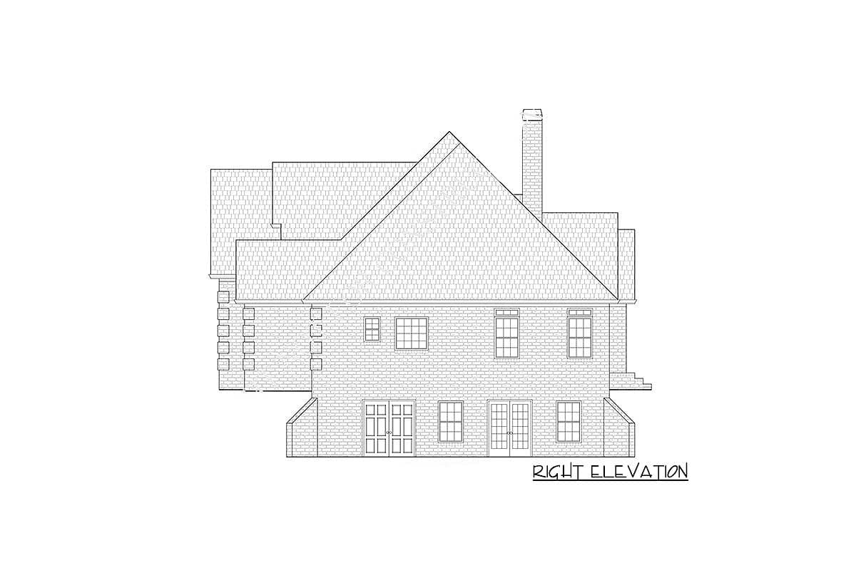 Plan 24333TW: Magnificent Family Room Windows - Image #12 - European, Traditional