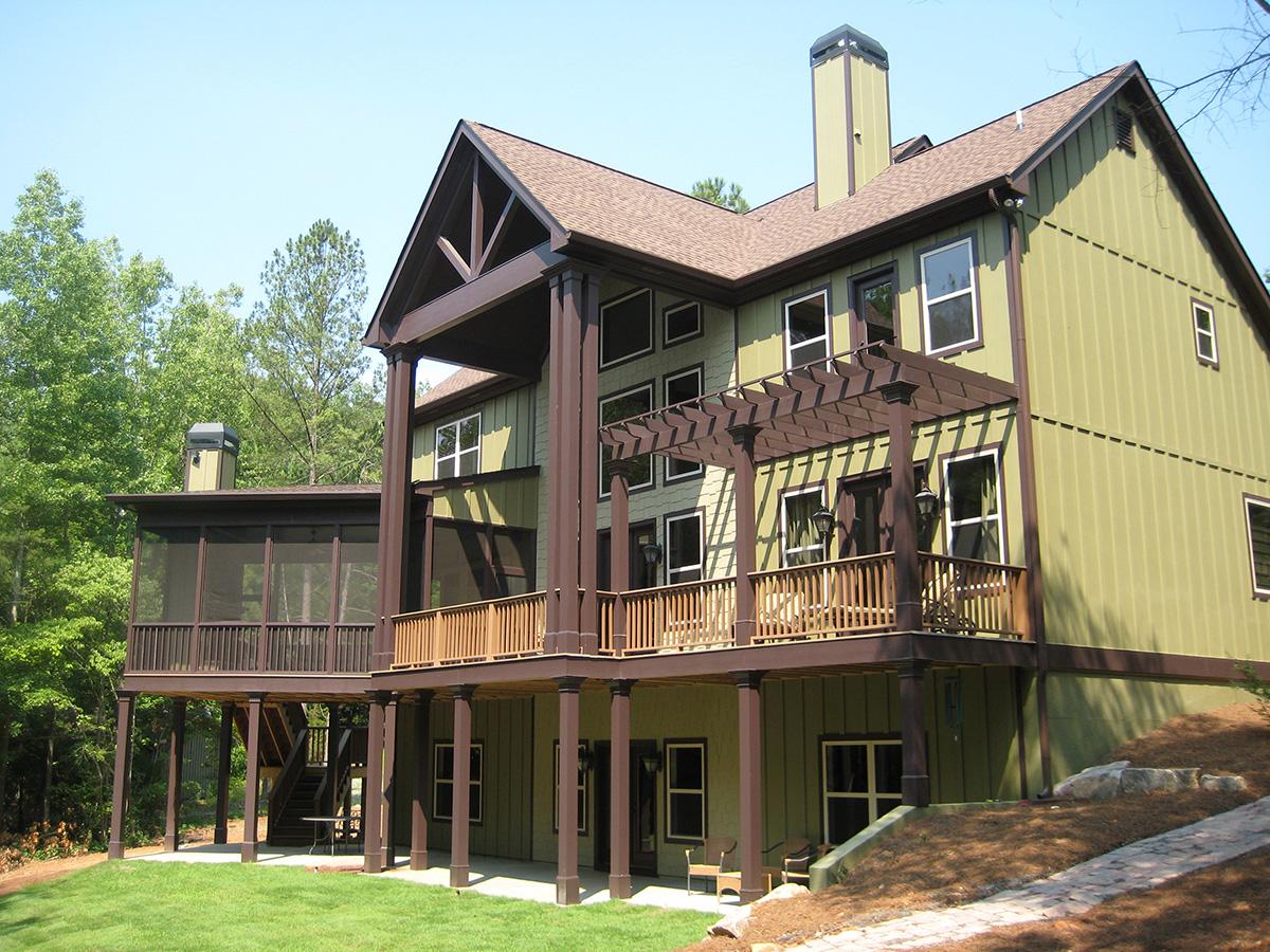 Plan 24334TW: Great Room with Loft - Image #35 - Craftsman, Mountain, Rustic, Vacation