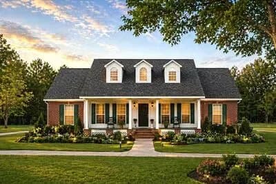 Charming Southern-Style 3-Bedroom House Plan with Detached Garage