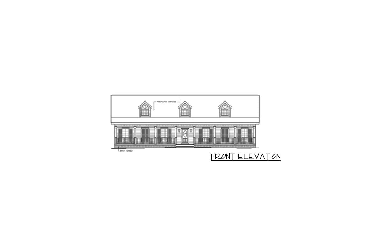 Plan 2505DH: Country Charmer - Image #4 - Country, Southern