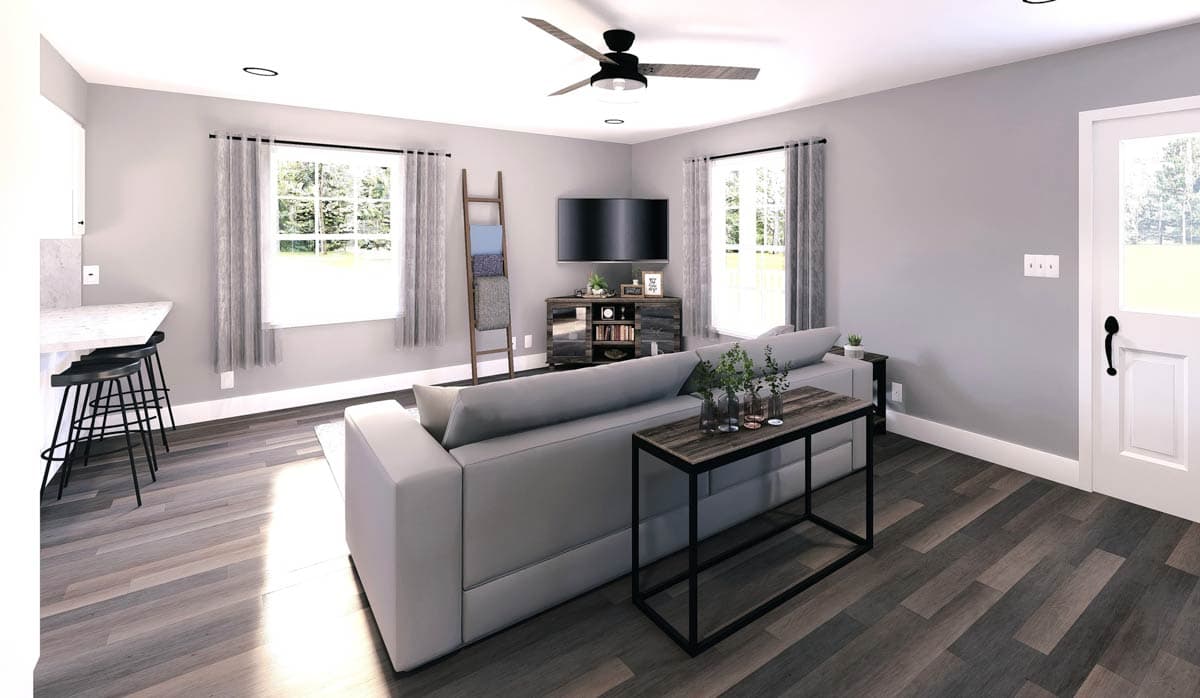 Plan 2513DH: Rustic Cottage in Multiple Versions - Image #7 - Cottage, Country, Rustic